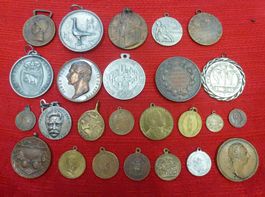 Sammlung von 25 Stück Medaillen Schweiz & Ausland ab ca.1800