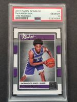 De'Aaron Fox The Rookies PSA 10 RC Donruss 17-18