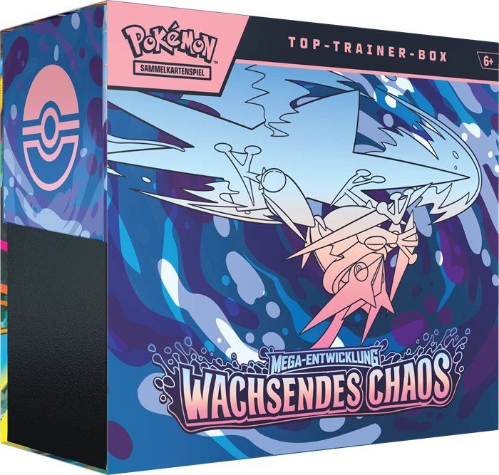 Pokémon Carte collezionabili: Pokémon Wachsendes Chaos Elite Trainer Box DE – Nuovo e nell'imballaggio originale da Adligenswil venduto da Suter-Hobbyhaus