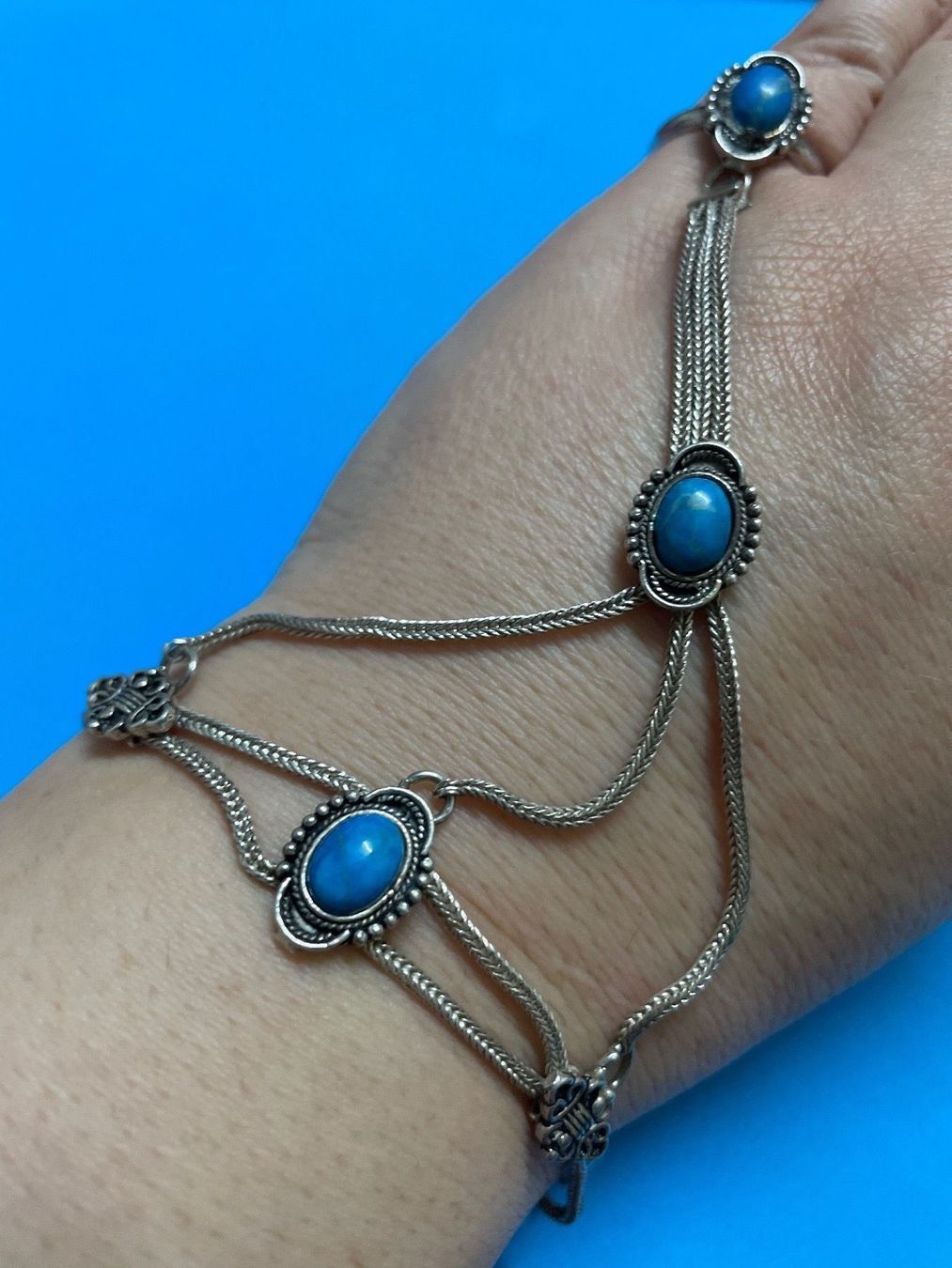 Bracciali & Braccialetti: Bracelet et bague en argent – Usato da Montreux venduto da Pipo7878