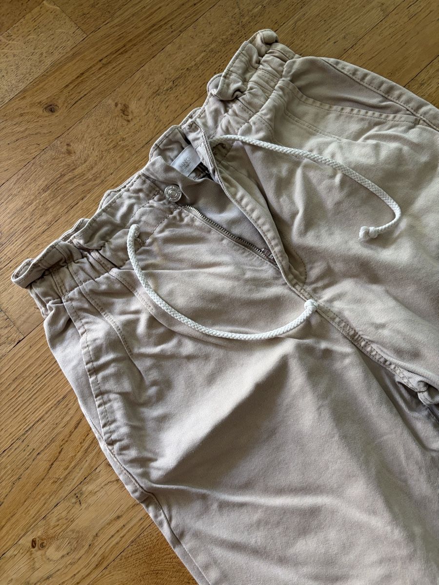Mango Pantaloni: Pantalon Mango beige taille 36 coupe loose – Nuovo (secondo la descrizione) da Martigny venduto da O96 1