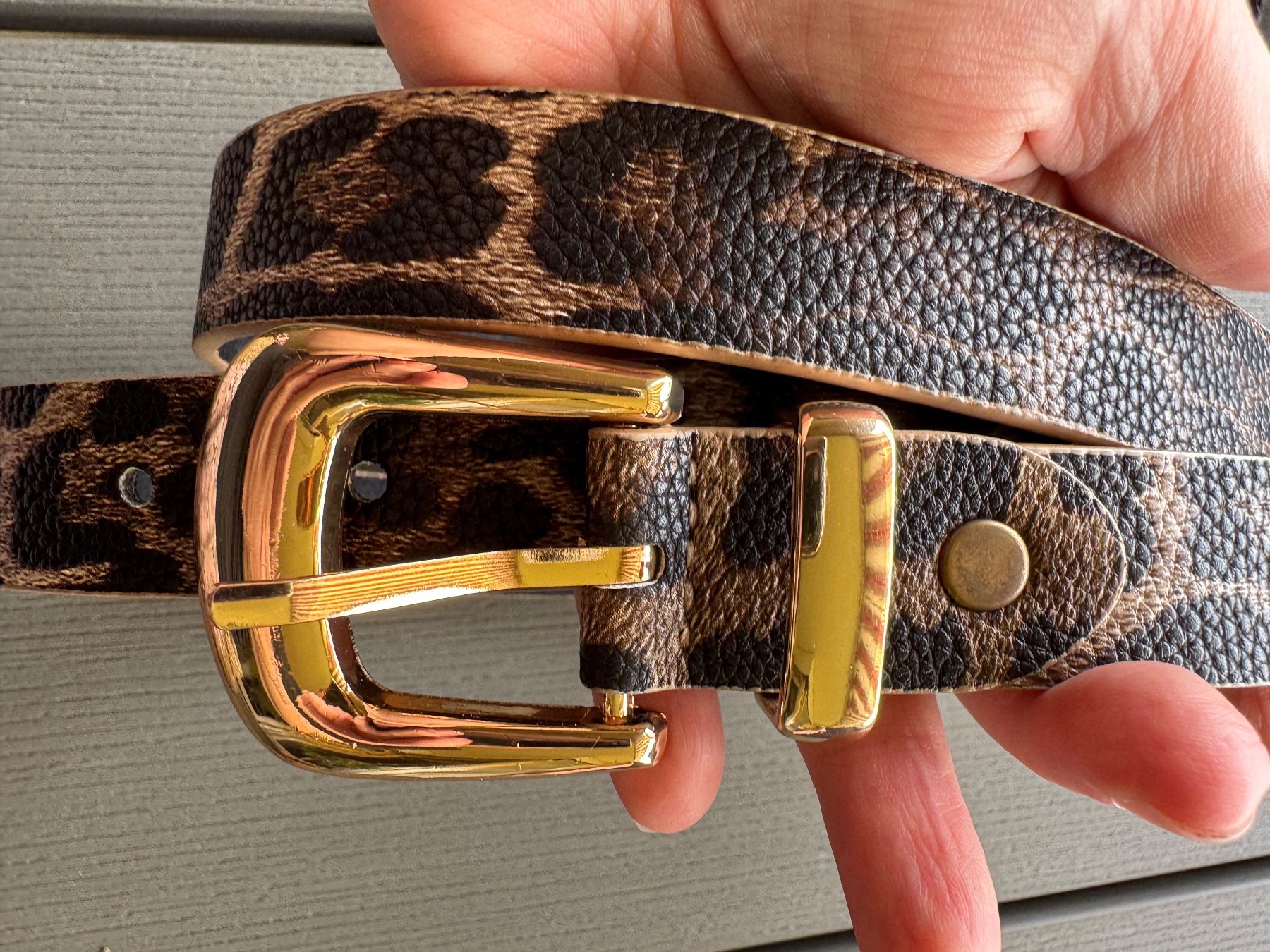 Gürtel: Gürtel Animal Print Gr 90 – Gebraucht aus Thun von Iriska77