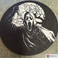 Scream Horror Coaster 3D Printed Drink Coaster