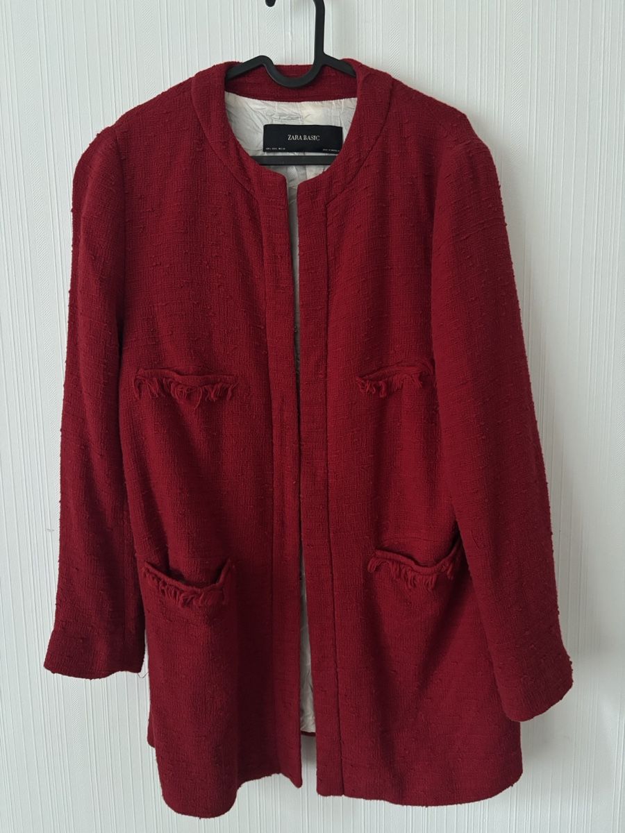 Zara Cappotti: Schicker Zara Mantel rot – Usato da Uttwil venduto da Elexir