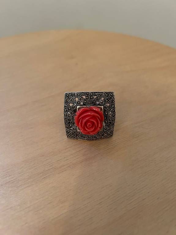 Ringe: XXL Silberring mit Markasiten – Gebraucht aus Luzern von lou4444 2