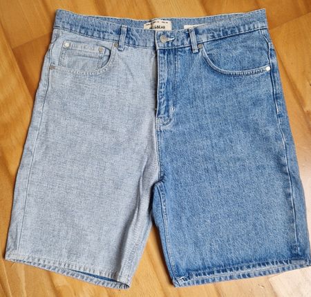 Shorts, Männer, zweifarbiges Denim, Gr. 42 PULL & BEAR (DAD)