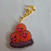 Pokemon Acryl Schlüsselanhänger - Digdri - MER