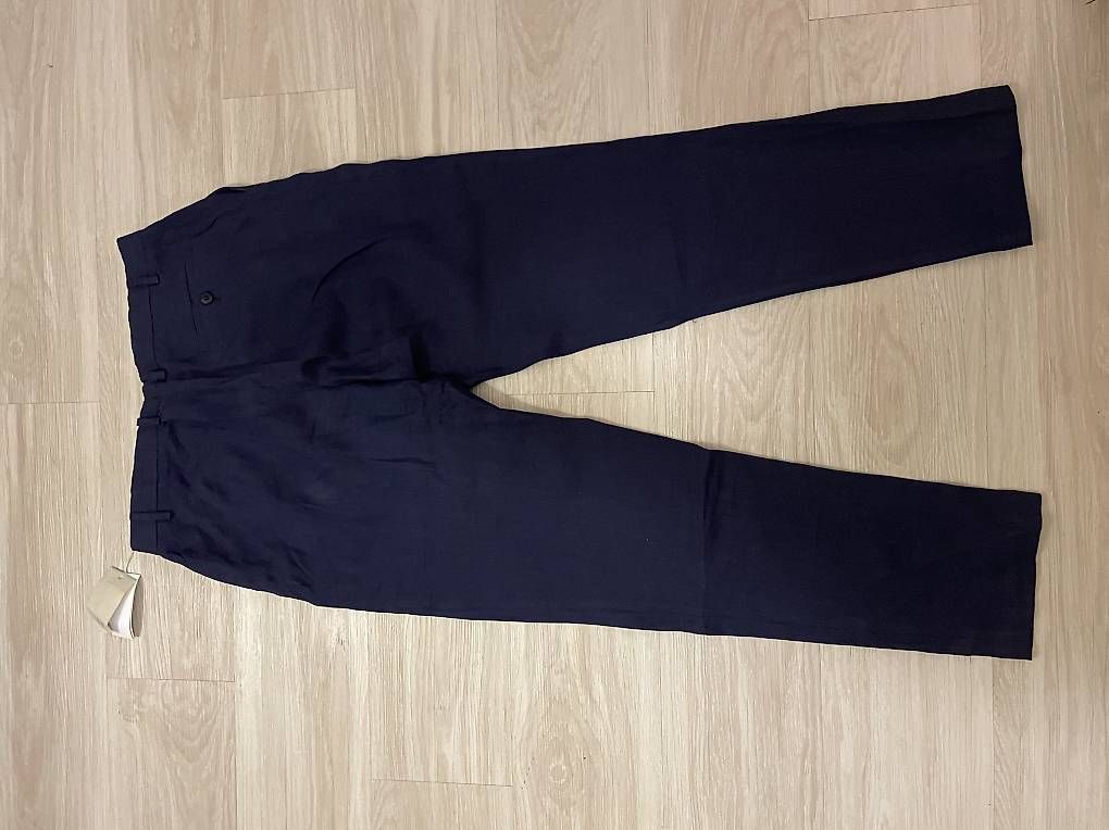 Pantaloni: Pantaloni originali Sunspel blu navy – Usato da Ponte Tresa venduto da coc_nnf5 4