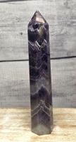 Chevron Amethyst Obelisk C 400g