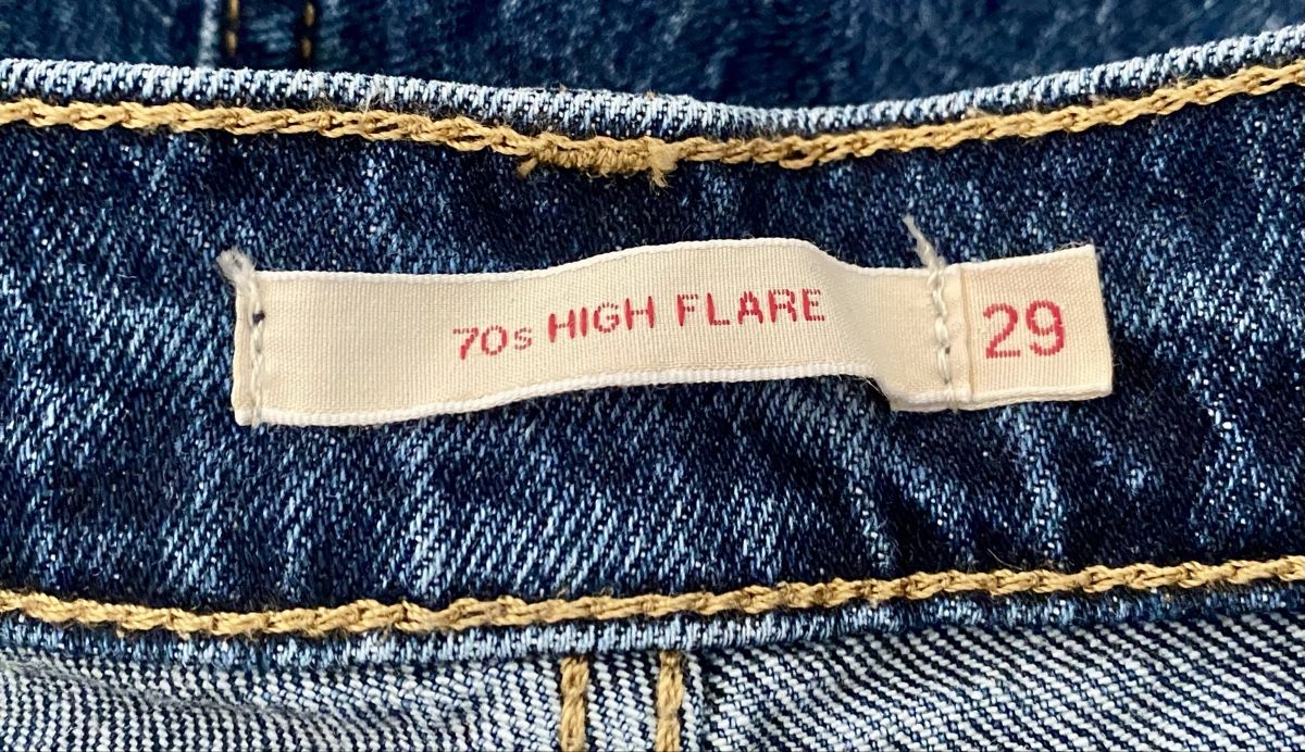 Levi's Jeans: Jean Levi's 70s High Flare W29 L34 – Usato da Lausanne venduto da Vracorama 3