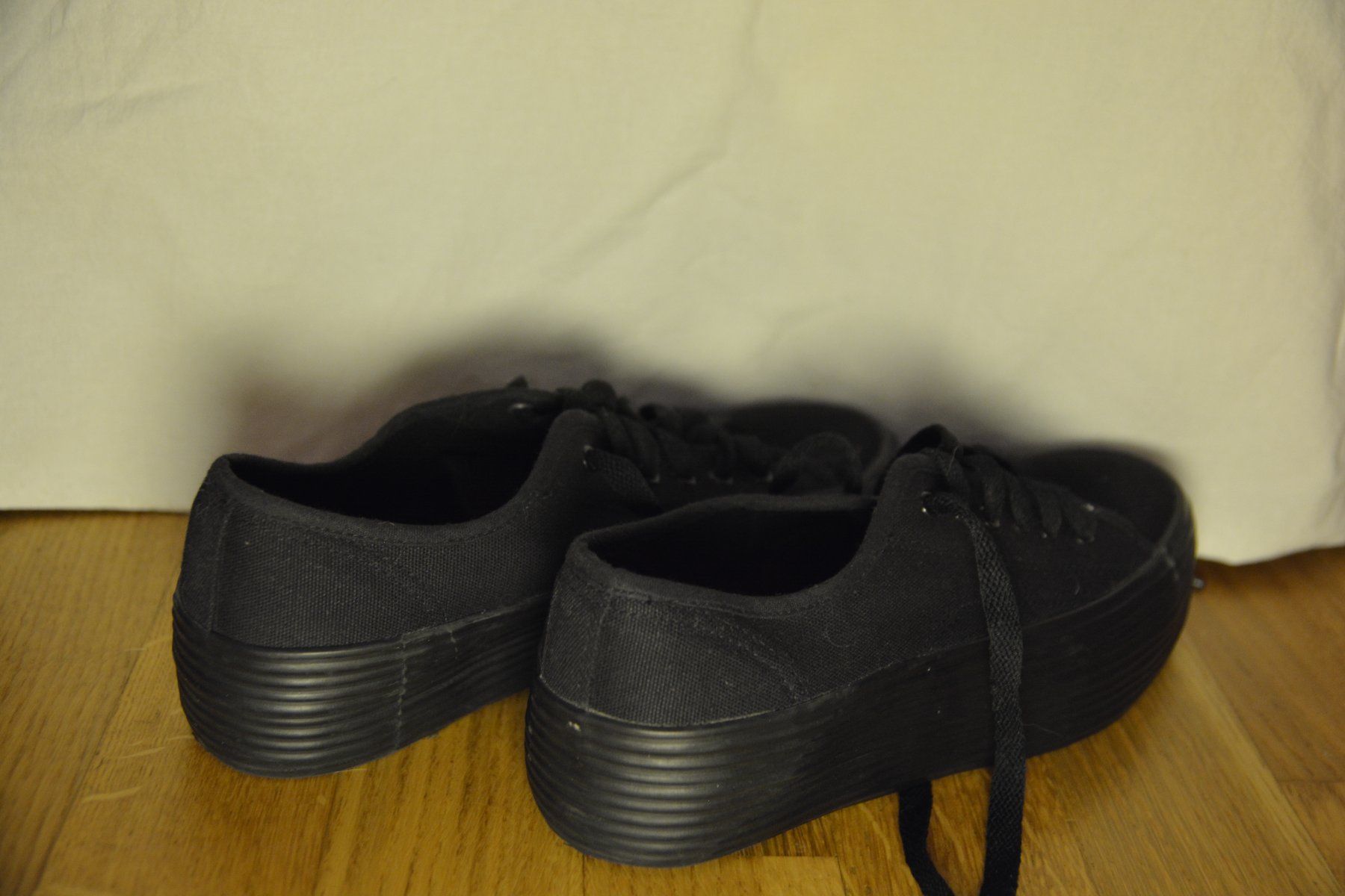 Scarpe da uomo: Schwarze Sneaker Plateauschuhe  "John Baner" Gr.38 – Usato da Bern venduto da plant_nerd 3