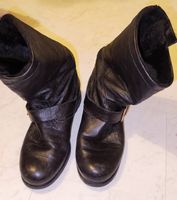 Jimmy Choo Leder Stiefel schwarz Grösse 37 gefüttert 