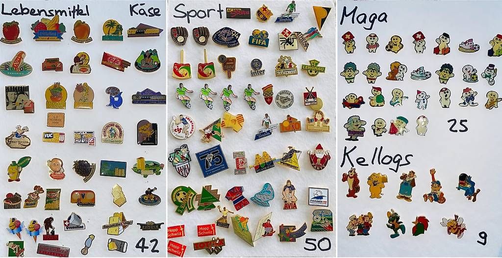 Placchette & Badge: 377 Pins – Usato da Siselen BE venduto da lis_gl27 1