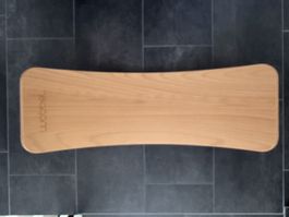 Wobbel Balance Board Original Holznatur Filz Grau