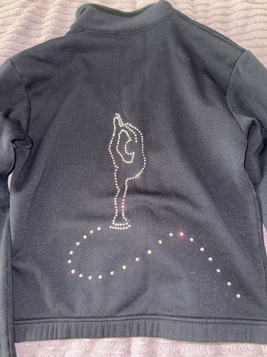 Giacche & Cappotti: Eiskunstlauf Trainingsjacke mit Steinen – Usato da Winterthur venduto da yar_dpp8 2