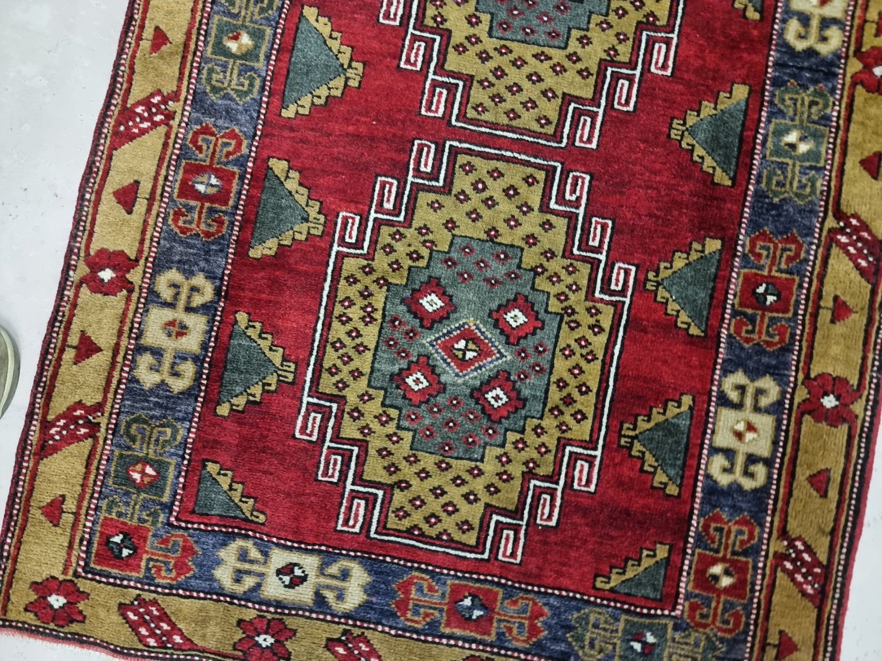 Teppiche: 104x195 Orientteppich Handgeknüpft – Gebraucht aus Olten von Mezopotamya 4