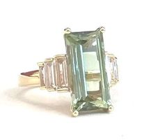 Cocktailring: 4.22ct. Turmalin und 6 Diamanten, UVP 4.900,-