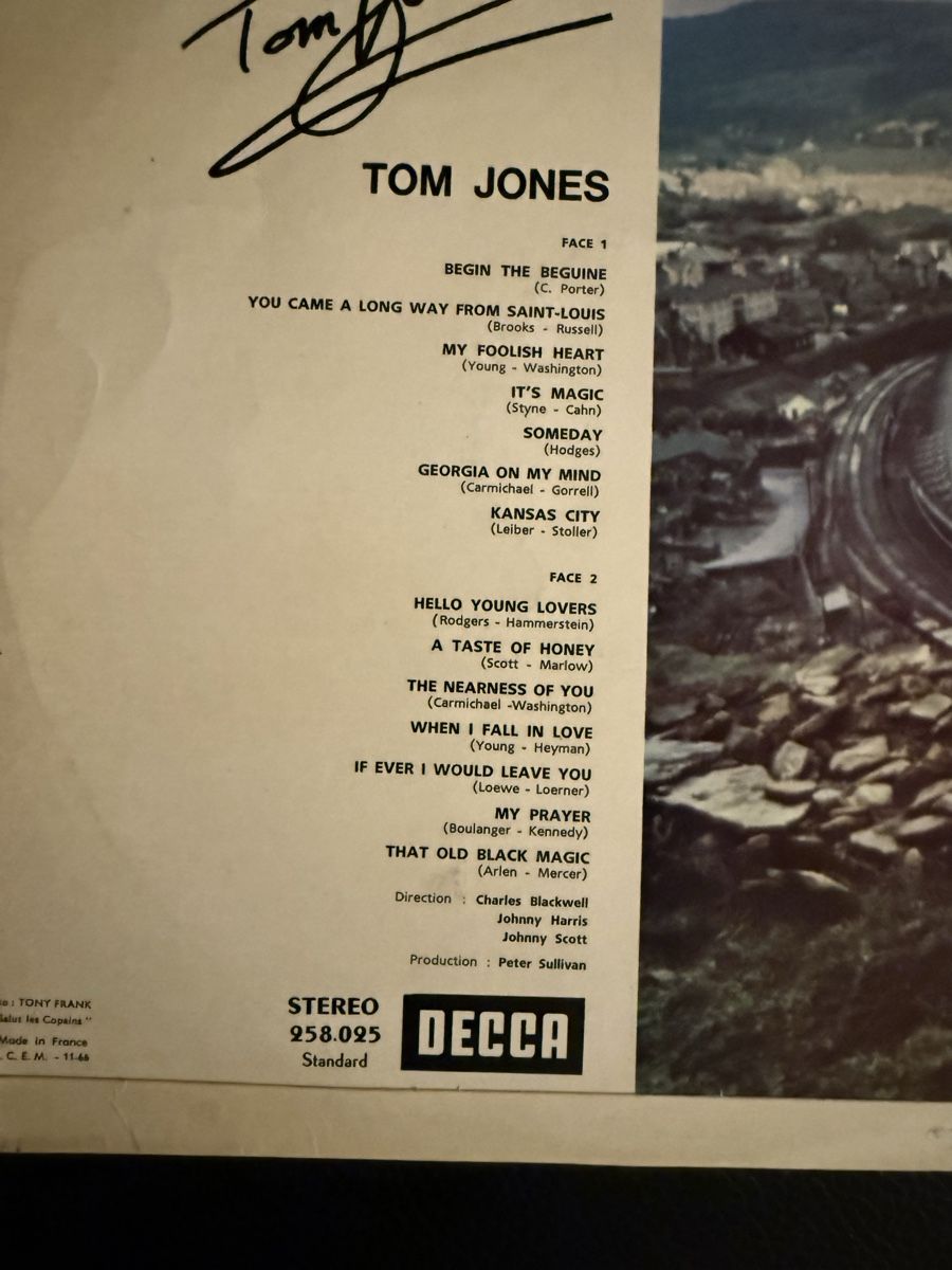 Schallplatten: Tom Jones - From The Heart - Schallplatte – Gebraucht aus Goldach von Messerguru 5