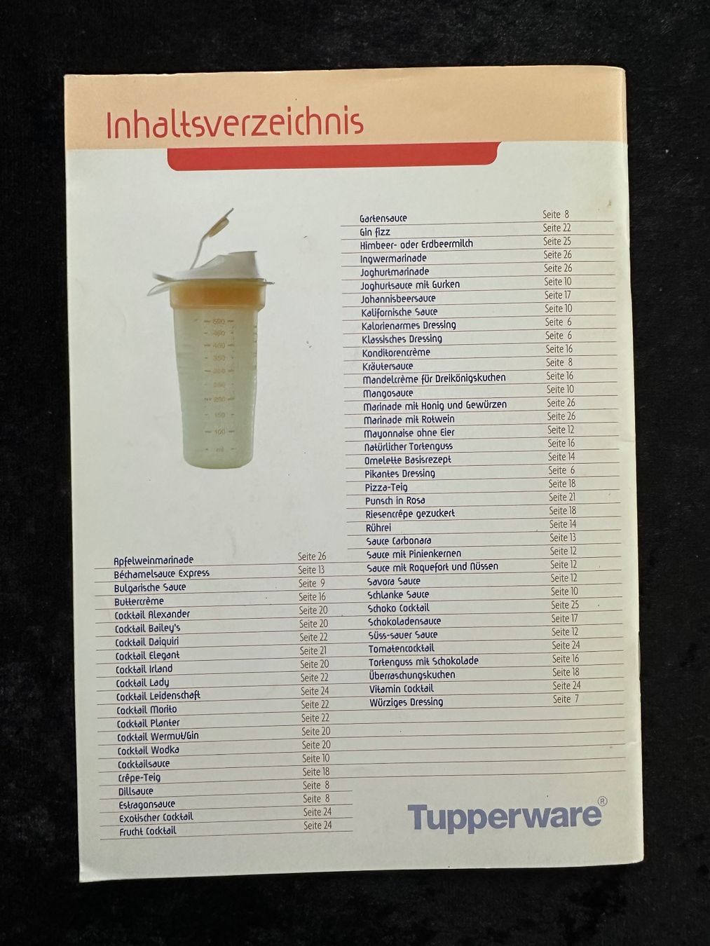 Libri: Tupperware Rezeptheft „Shaker" – Nuovo (secondo la descrizione) da Wallbach venduto da paxnic 1
