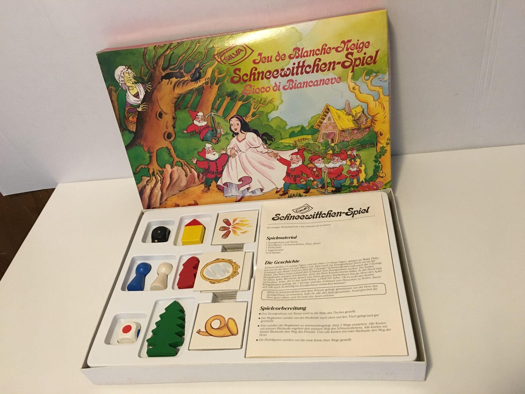 Giochi: Schneewittchen-Spiel - SILVA / Editoy - 1988 – Usato da Andwil SG venduto da Rainboli 3