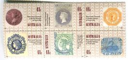 Briefmarken "Berühmte Briefmarken". Australien