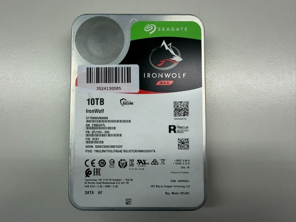 Seagate Dischi rigidi: Seagate IronWolf 10TB – Usato da Pratteln venduto da HMW-Solutions