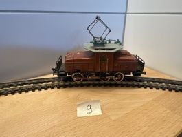 Ee3/3 38t Rangierlok braun gebrauchter Zustand