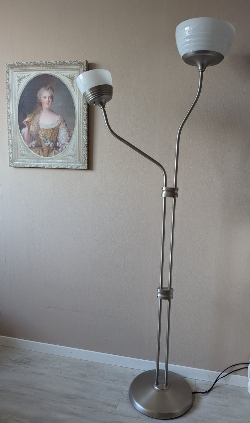 Lampade: Stehlampe Messing mit Leseleuchte - Dimmbar – Usato da Kilchberg ZH venduto da Sakash