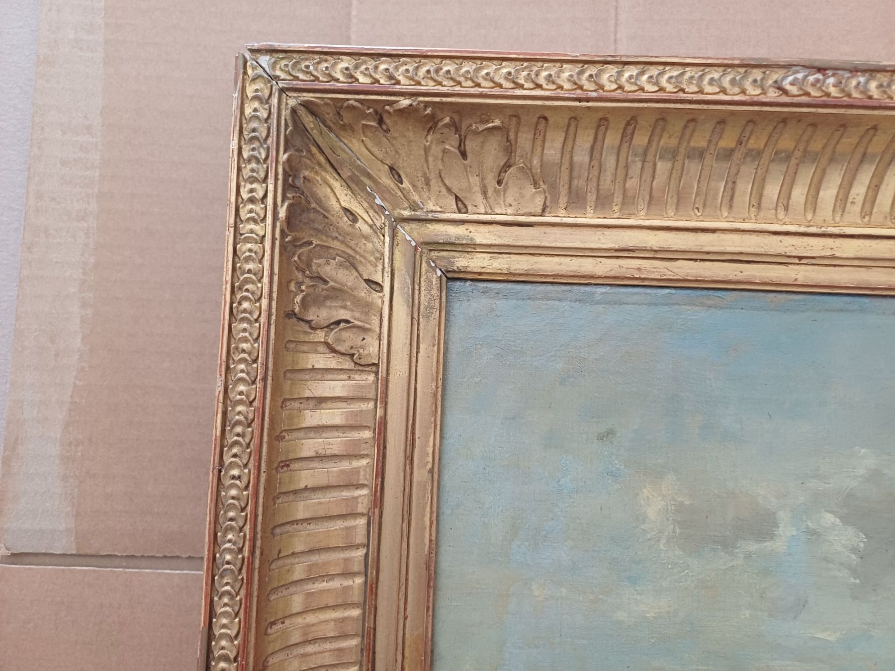 Dipinti: Ölgemälde ca 1870 Barbizon Schule – Usato da Beringen venduto da ms.doms 2