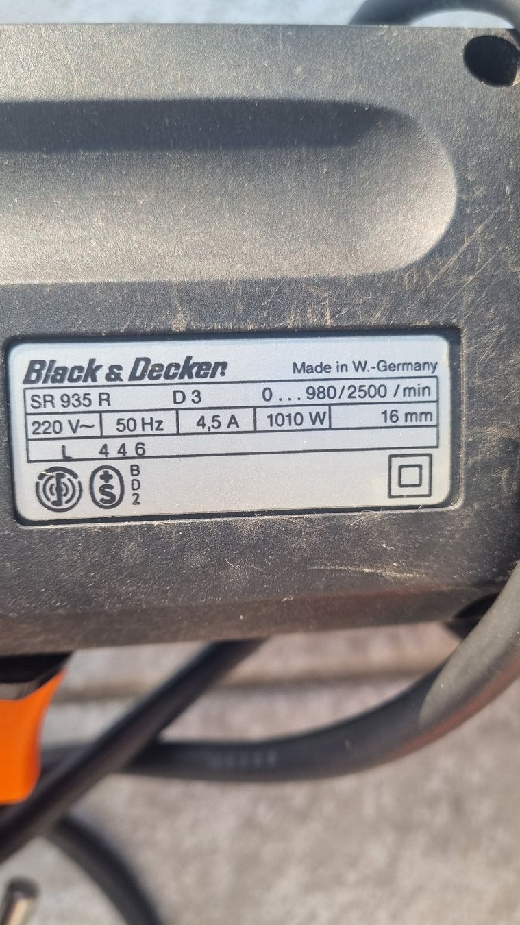 Trapani: Black & Decker Plus SR 935 R 1000 Watt – Usato da Niederglatt ZH venduto da Aymi14 3
