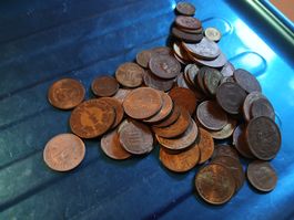 Pièces diverses poids 0.305kg état usagé Pérou 