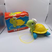 Fisher price Turtle vintage with box 1977