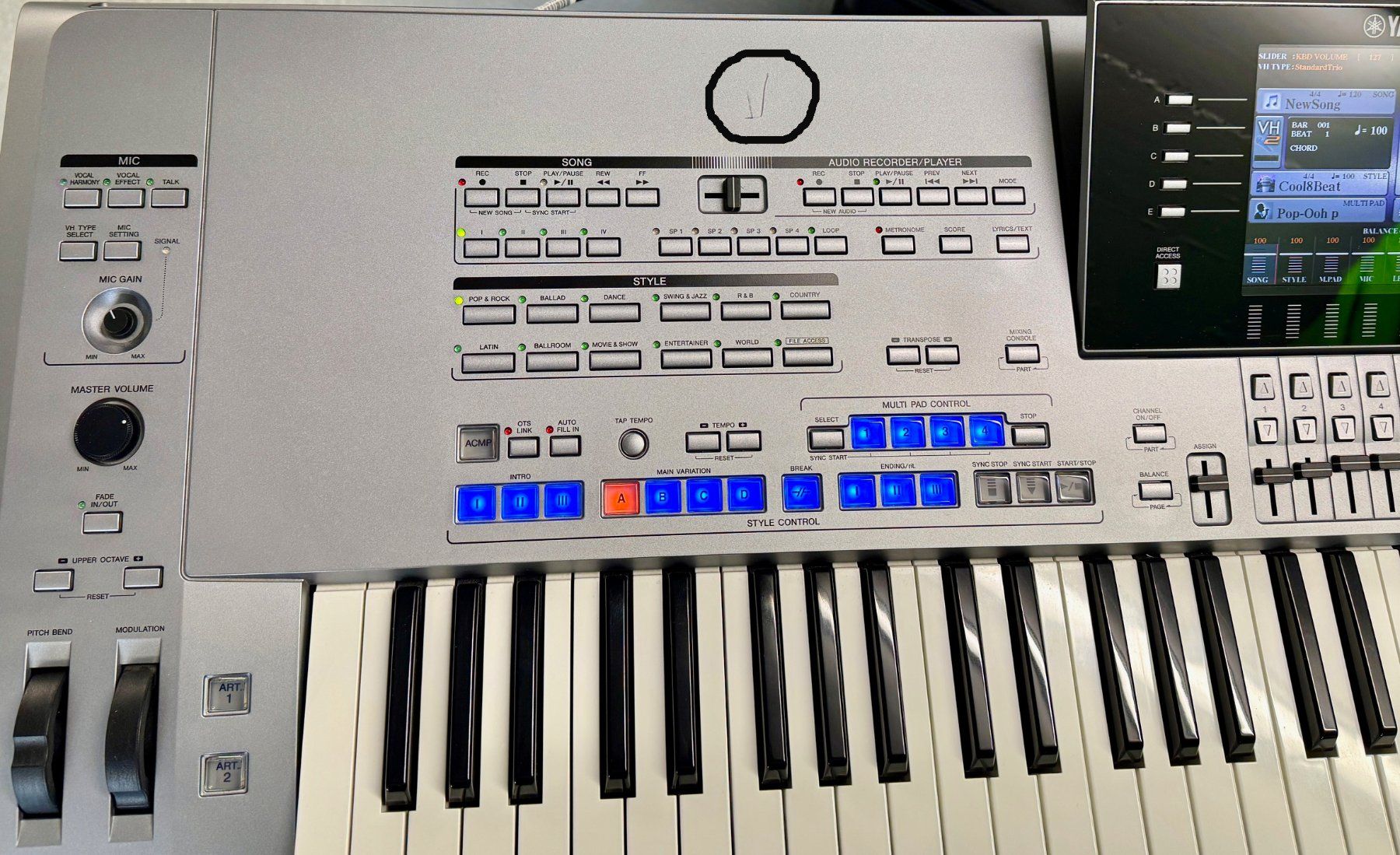 Yamaha Musikinstrumente: Yamaha Tyros 5  76 Tasten – Gebraucht aus Uster von  3