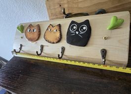 niedlicher und einzigartiger Anhänger mit Katzen aus Kerami