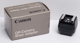 CANON off-Camera Shoe Adapter - externer Blitzkontakt