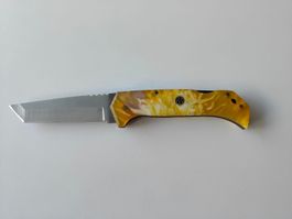 Handgemachtes Tanto Klappmesser mit Etui