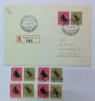 1953 Pro Juventute Lot Zusammenhängende mit Brief