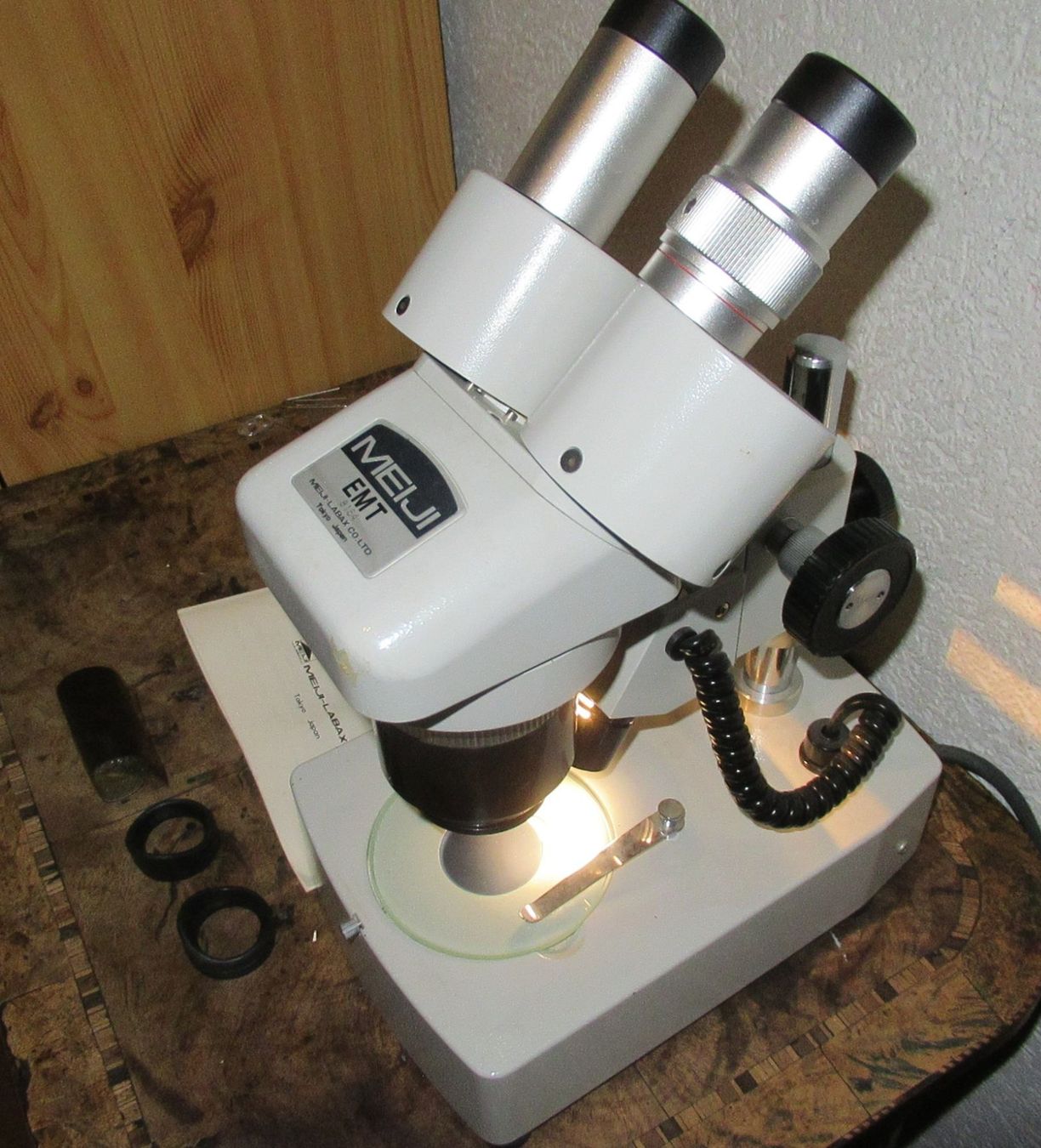 Microscopi: Meiji EMT Stereo Mikroskope System – Usato da Männedorf venduto da livesteam 1