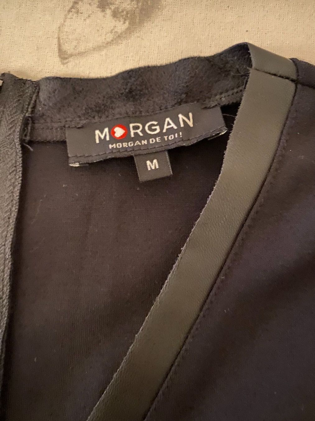 Morgan Vestiti: Kleid mit Kunstleder-Detail von Morgan – Nuovo (secondo la descrizione) da Zürich venduto da Maria2021 4
