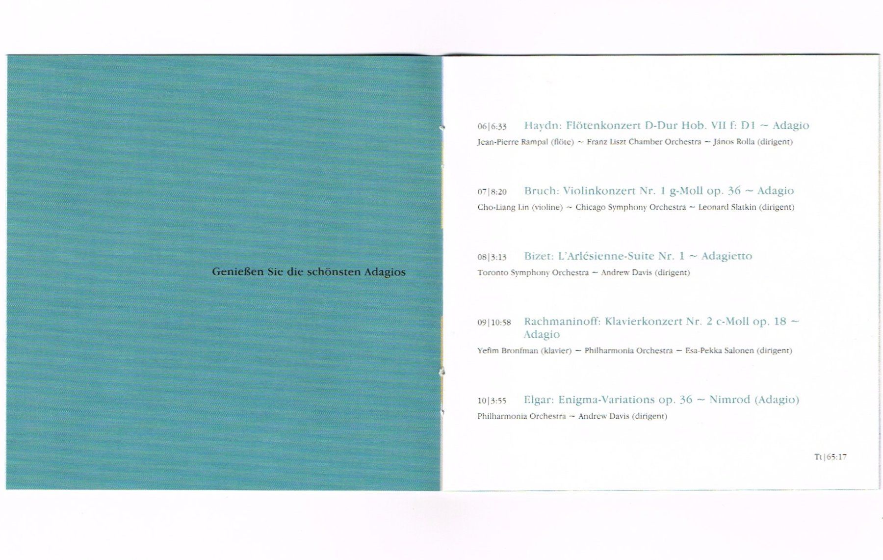 CD: enjoy Adagios – Usato da St.Gallen venduto da Paddington11 9