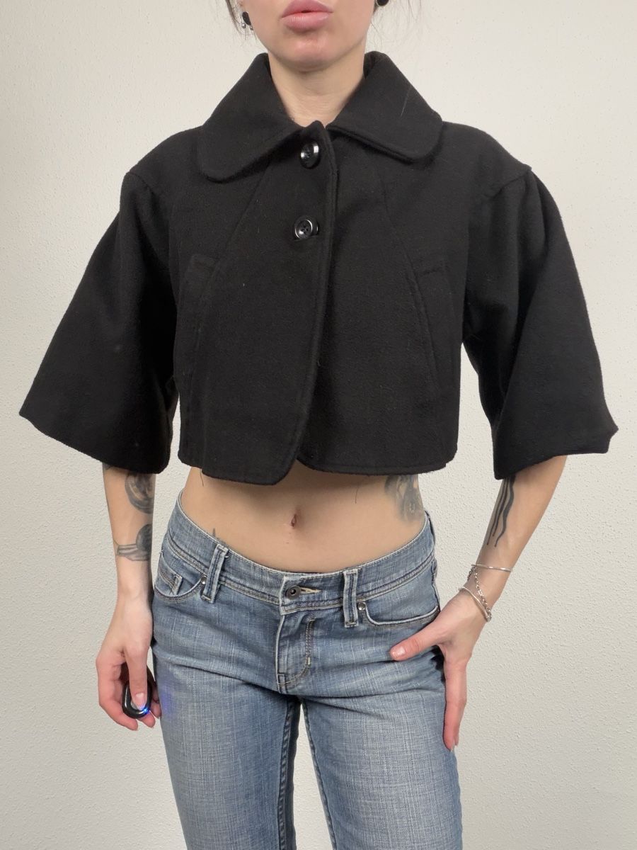 Giacche: Vintage Y2K Cropped Jacket coat – Usato da Knonau venduto da Grapesvintage 5