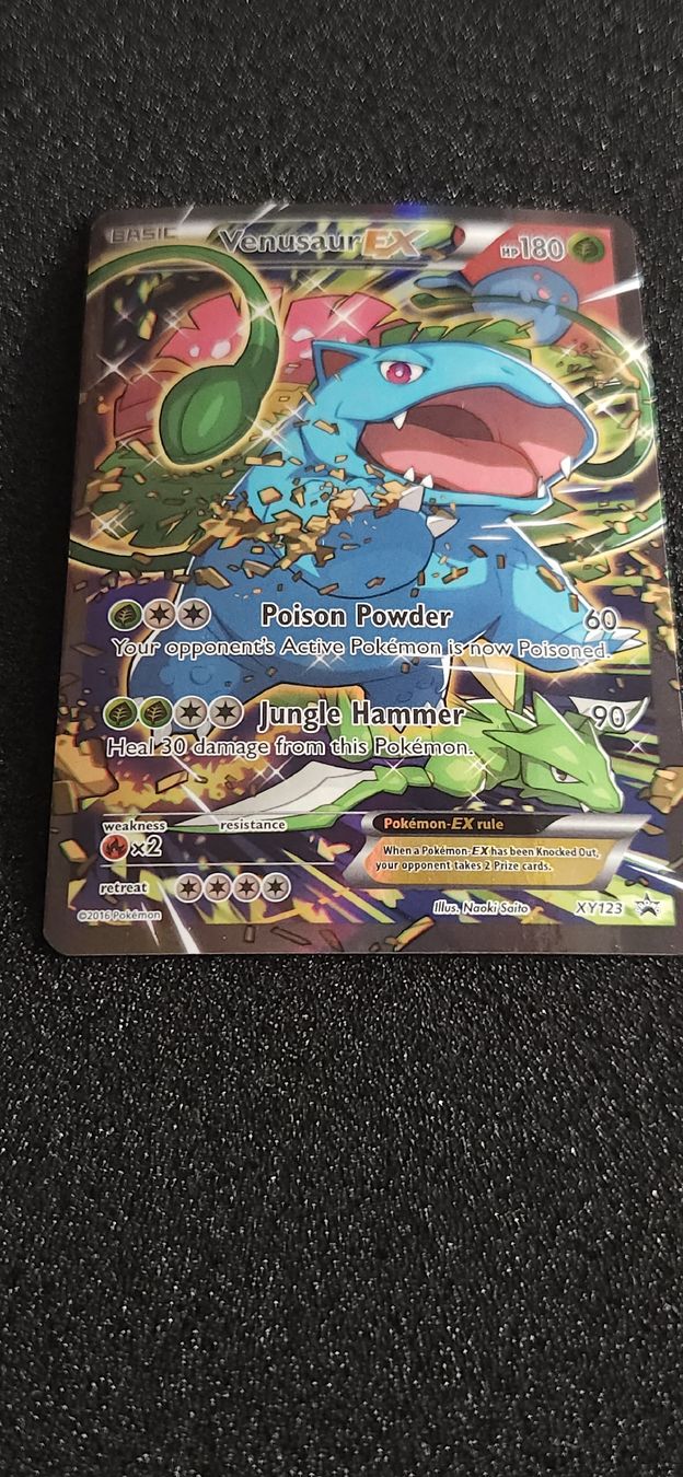 Pokémon Sammelbilder & Trading cards: Venusaur EX XY123 Promo EN – Gebraucht aus les verrieres von atom82 1