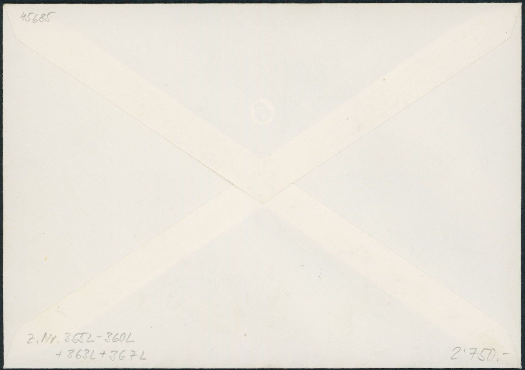 Tutti i francobolli: 1963 - Postgeschichte + Baudenkmäler - Leuchtstoff - FDC ET – Usato da Schindellegi venduto da leecollect 1