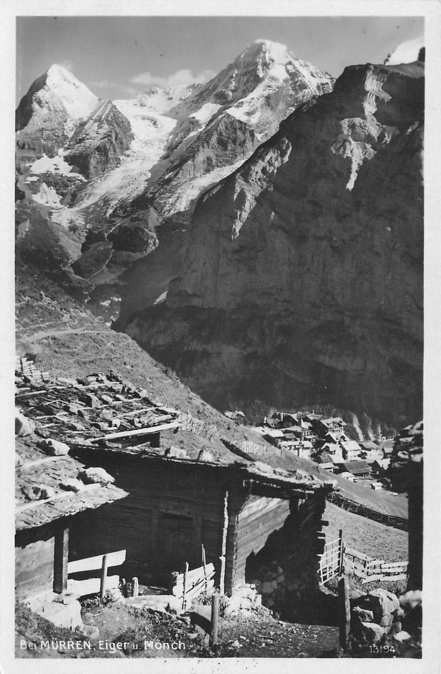 Ansichtskarten: Mürren eiger monch – Gebraucht aus Biasca von Blenio71