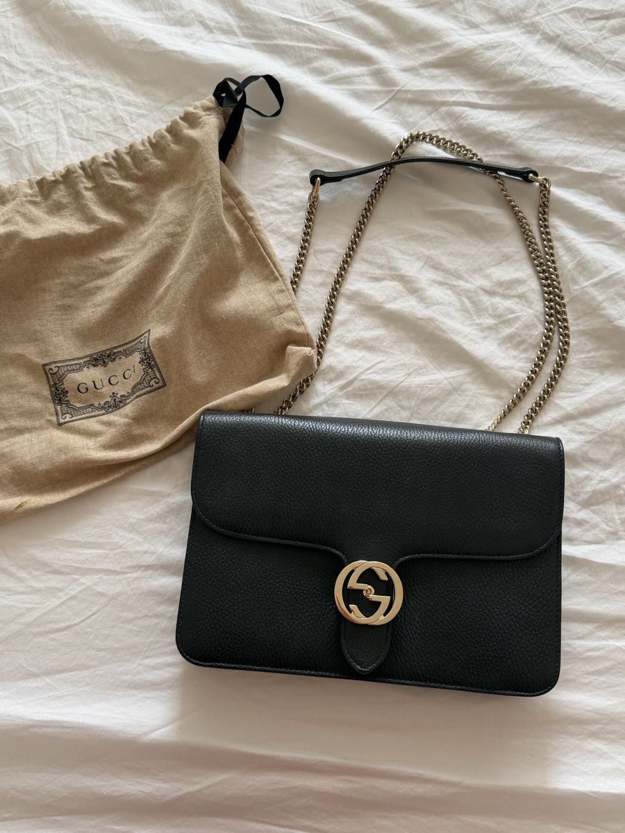 Gucci Borse da donna: Sac Gucci Interlocking cuir noir excellent état – Nuovo (secondo la descrizione) da Zürich venduto da liiinnnddaa 3