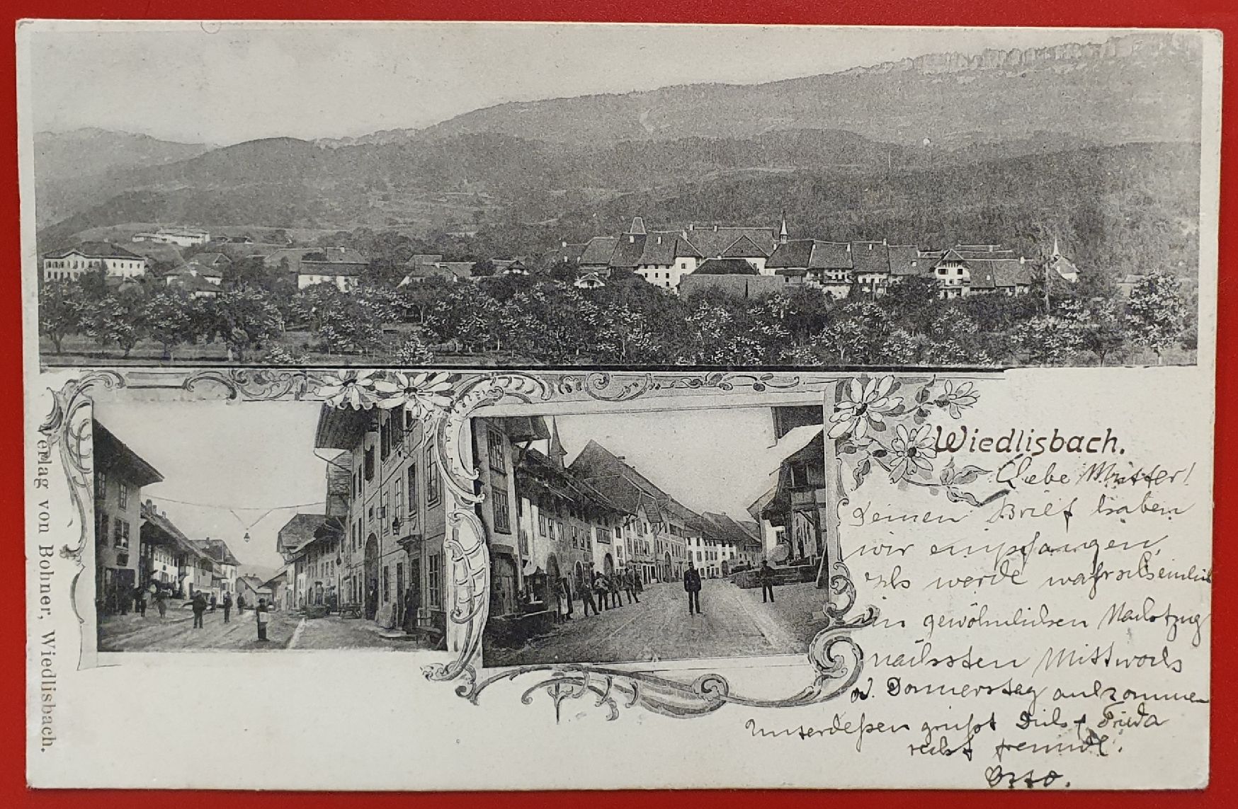 Cartoline postali: Wiedlisbach 1902 - Stabstempel RUMISBERG – Usato da Kreuzlingen venduto da Rschweiz1