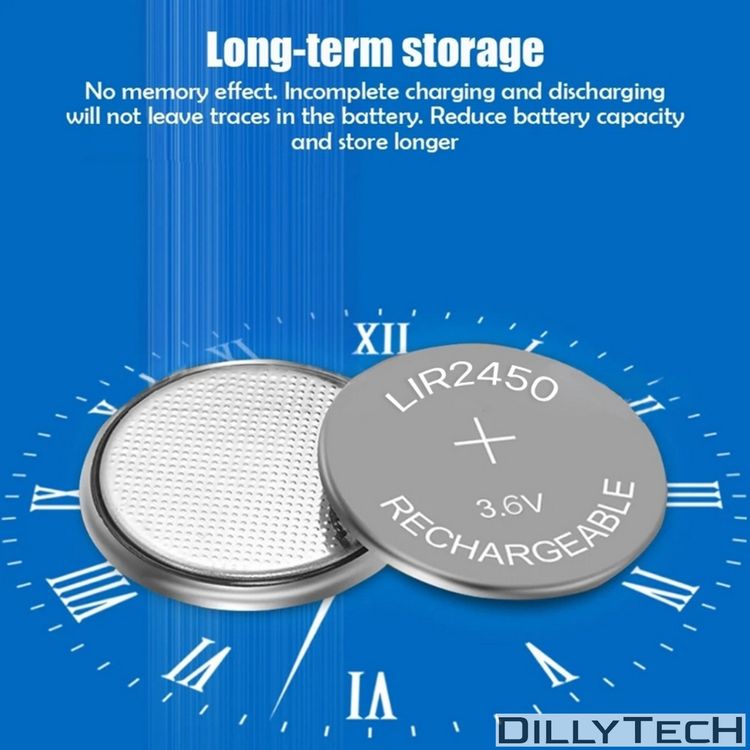Caricatori & Batterie: Koonenda CR2450 Knopfzellenbatterie - 3 Stk. – Nuovo e nell'imballaggio originale da Erlenbach ZH venduto da dillytech.ch 8