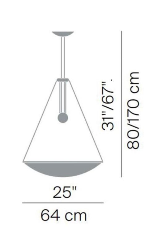 Luceplan Lampadari & plafoniere: Lampe Luceplan "Trama", années 1980 – Usato da Lausanne venduto da agu_yhn6 6