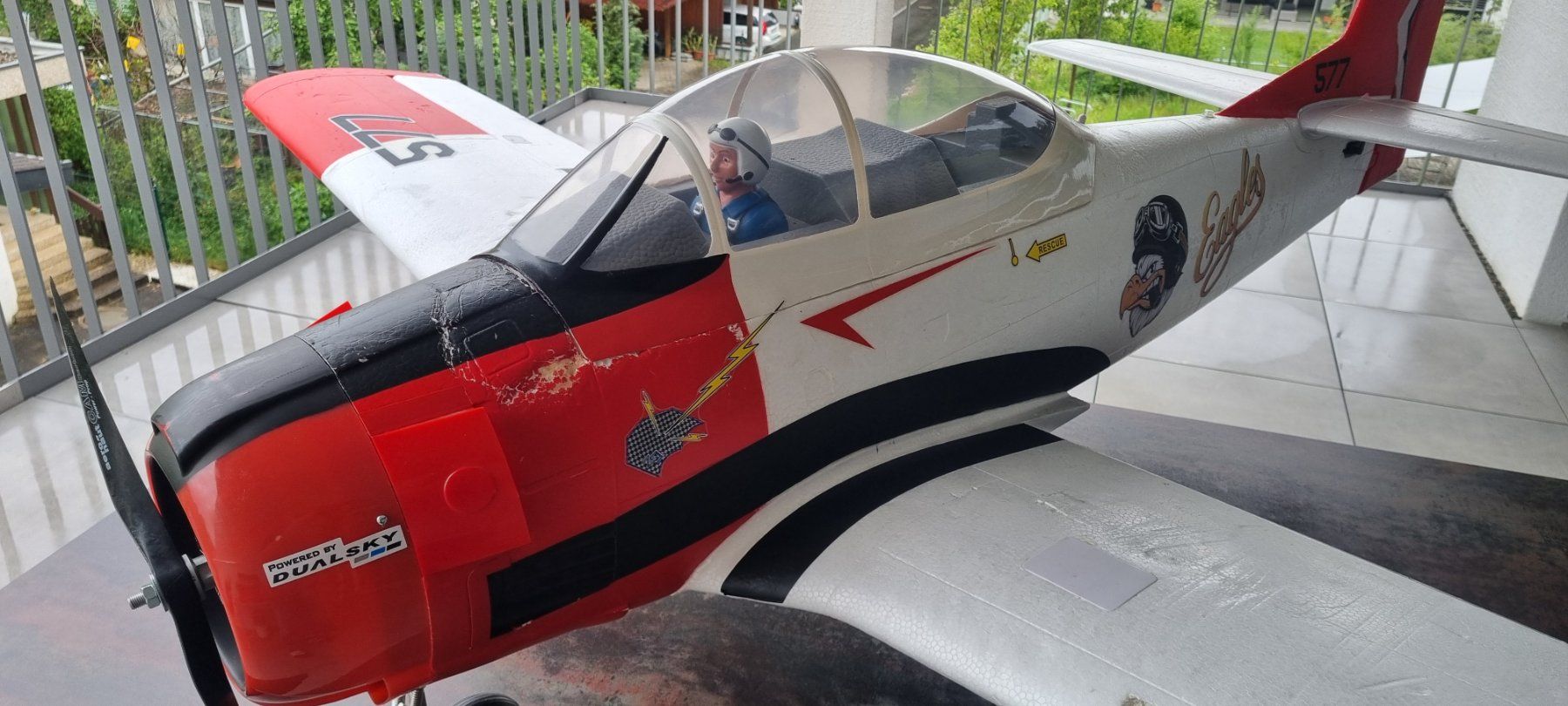 E-Flite Modellismo RC: Eflite Trojan T28 Carbon Z 2m – Usato da Pfeffikon LU venduto da Andy1969 2