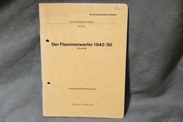 Der Flammenwerfer 1942/50, Anleitung für Waffenmechaniker